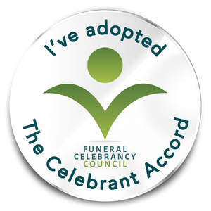 I've adopted The Celebrant Accord, Funeral Celebrancy Council